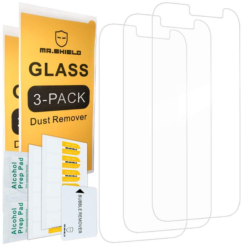 Mr.Shield [3-Pack] Designed For Tracfone BLU View 2 [Tempered Glass]