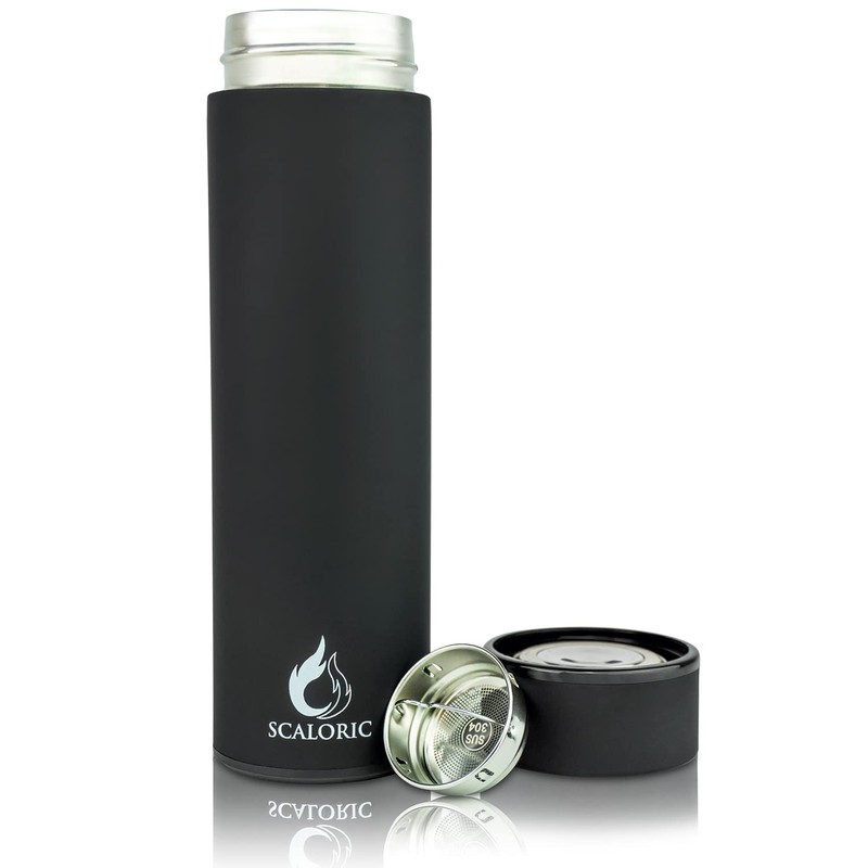 Tea Bottle with Strainer to Go, 400 ml: High-Quality Stainless