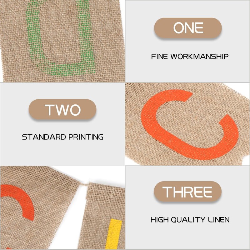 Party Garland, Decorative Jute A3