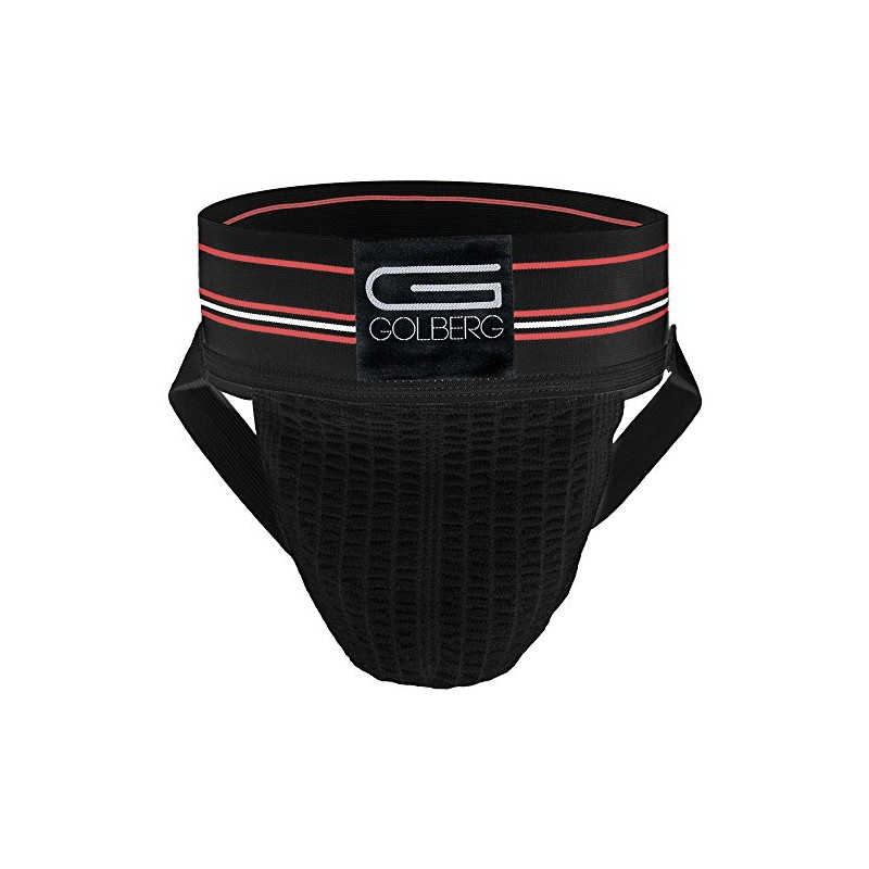 Golberg Mens Athletic Supporter 2 Pack Black Small