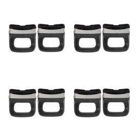 Luxshiny Asas Laterales 8 Piezas Anti-Escaldaduras De Acero Inoxidable Para Ollas Y Sartenes, Reemplazo Universal De Mangos De Cocina, FáCil De Limpiar Y Desmontar, Negro