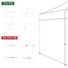Eurmax USA Full Zippered Walls for 8x8 Easy Pop Up