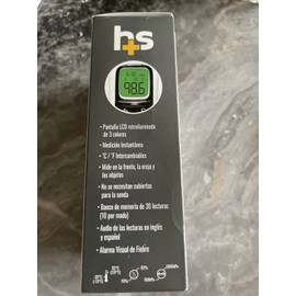 HealthSmart Talking Infrared Ear & Forehead Thermometer HealthSmart Batteries Included NEW