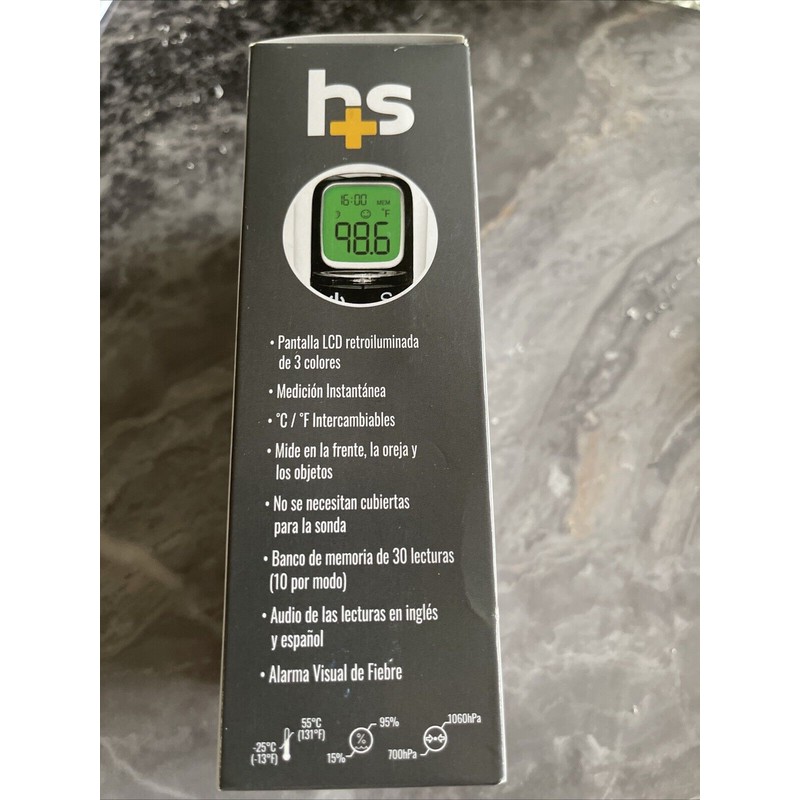 HealthSmart Talking Infrared Ear & Forehead Thermometer HealthSmart Batteries Included