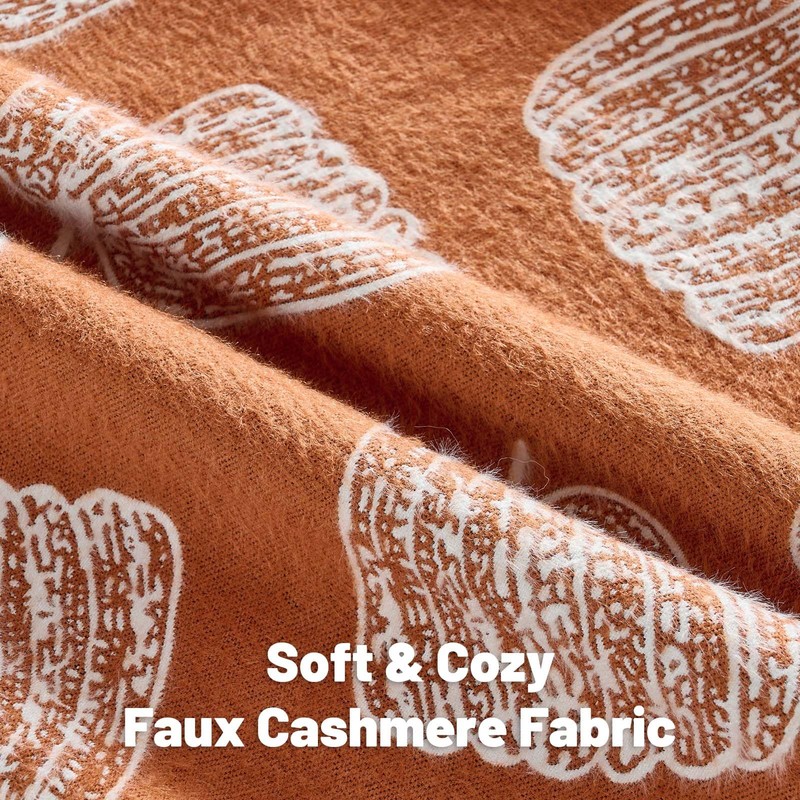 FUTEI Fall Pumpkins Throw Pillow Covers 12x20 Inch Set of