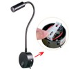 WeFoonLo 3W Wall Mounted Reading Light Flexible Gooseneck LED Sconce