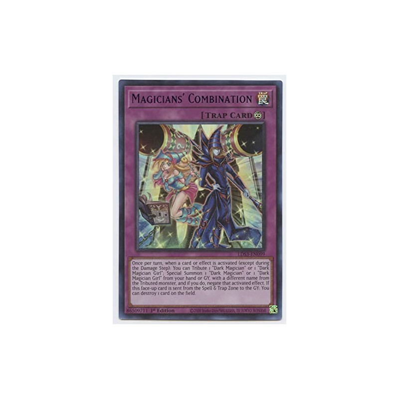 Magicians' Combination (Blue) - LDS3-EN099 - Ultra Rare - 1st
