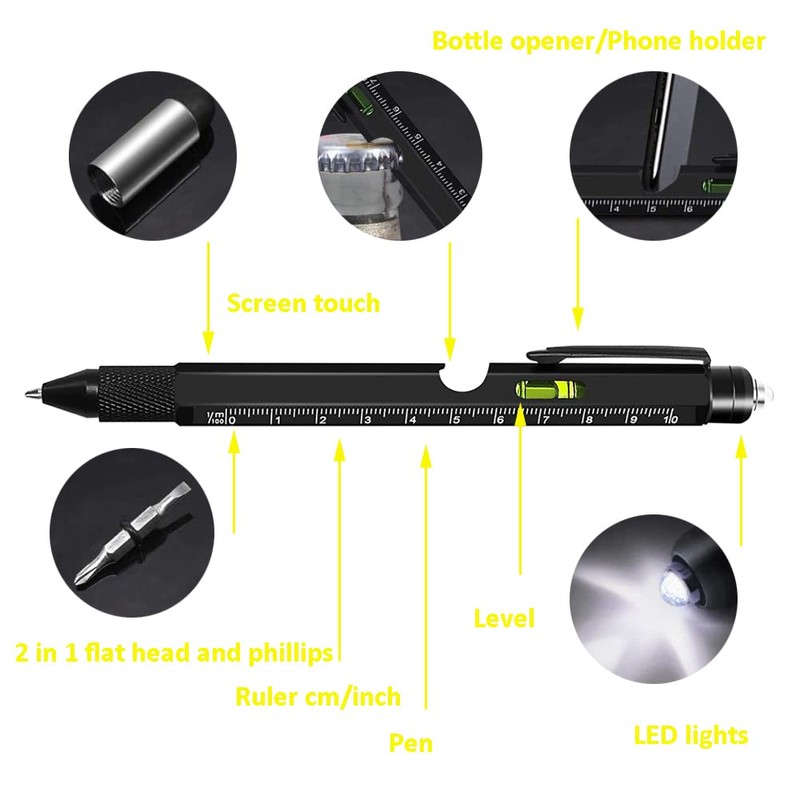 9 in 1 Multitool Pen, Stocking Stuffers Gifts Unique Christmas