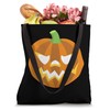 Jack-O-Lantern pumpkin Face Orange costume Tote Bag