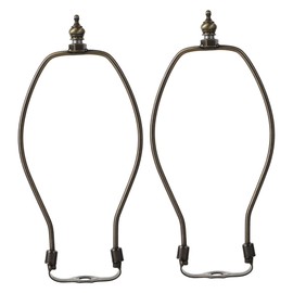 DOITOOL 2pcs Lamp Shade Harp Holders for Table Floor Lamps Bracket Easy to Install for Home Commercial Use Fits