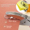 Hole Punch for Paper Crafts-Single Shape Metal Handheld Portable for