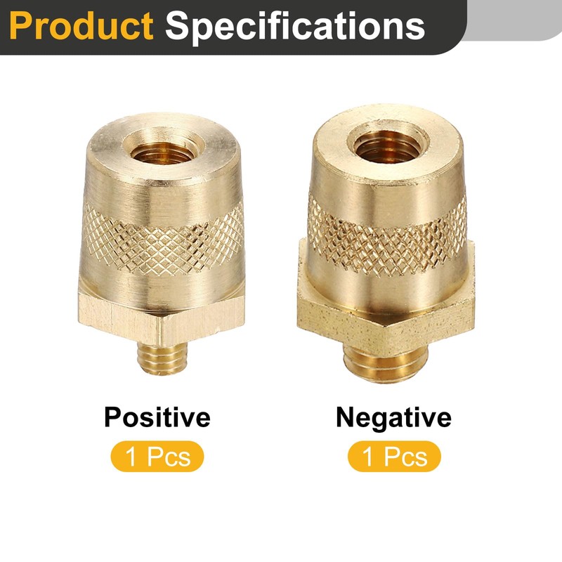 MECCANIXITY M8 M6 Battery Terminal Charging Posts Positive or Negative