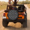 Foruidea Leopard Print Spare Tire Cover Wheel Tire Cover Fit