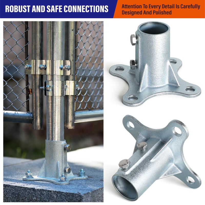 Prinfort 6Pack 2"(Actual: 1 7/8" OD) Chain Link Fence Post