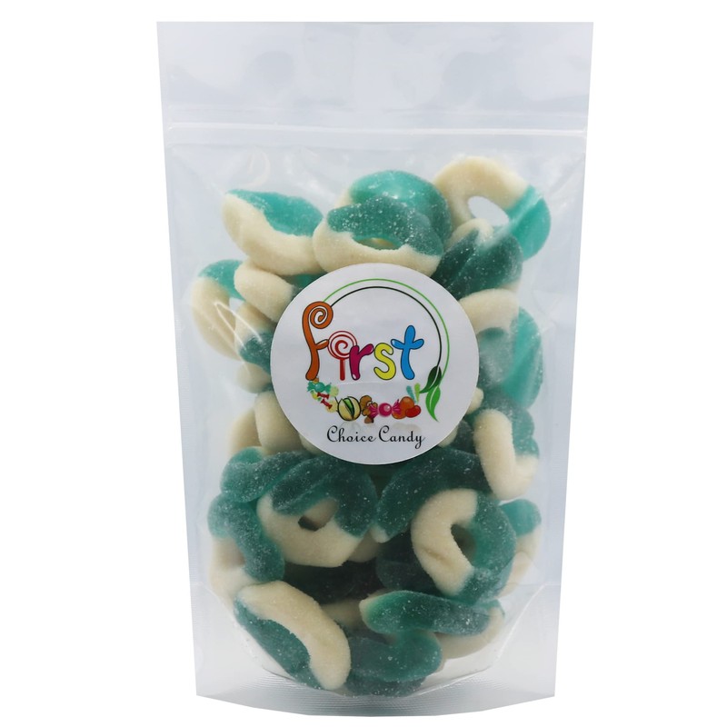 FirstChoiceCandy Gummy Rings Candy (Blue Raspberry, 4.5 Pound (Pack of