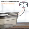 Engelland - Set of 3 Storage Jars with Lids, Airtight,