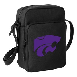 Kansas State Travel Bag K-State Crossbody Sling Pack for Sports Workout Running Festival Waist Pack Black