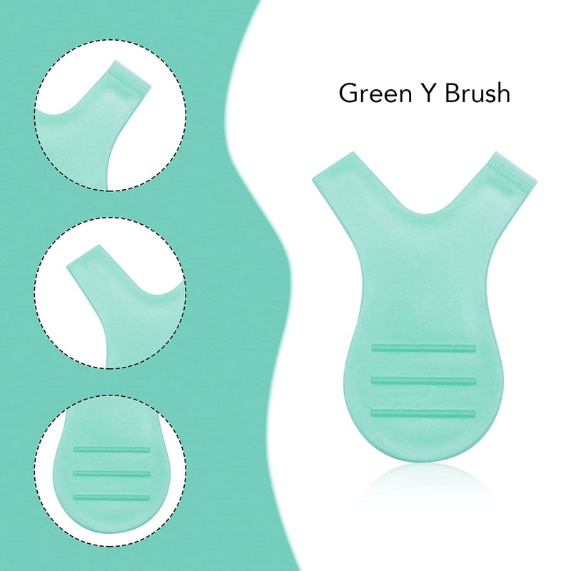 Libeauty Lash Lift Tool Y Shape Brush, 10 Pcs Brow
