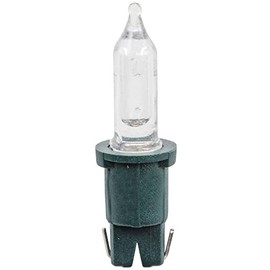 Konstsmide 5063-130 Replacement Bulb for LED Interior Tree Chains 3 V 0.06 W Pack of 3 Warm White Diode Green Plug-In Socket