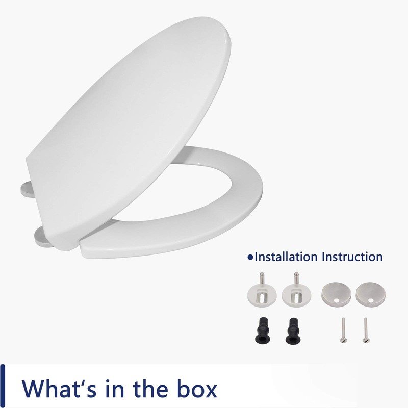 UF Toilet Seat for HOROW HWMT-8737 Elongated Toilet