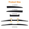 Rear Spoiler Wing Fit for 2011-2018 VW Jetta,3pcs Abs Truck
