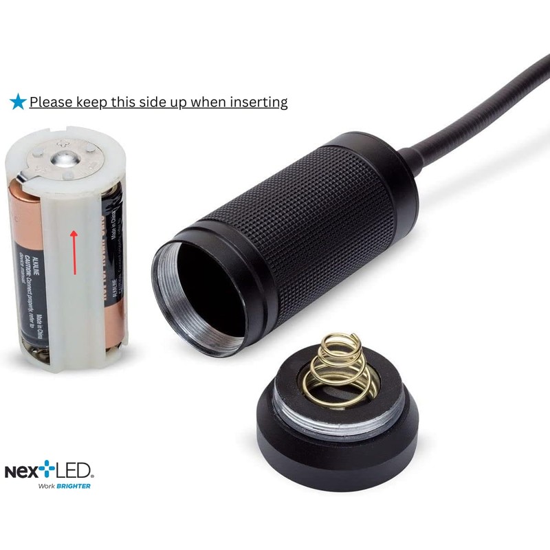 NextLED Flexible Shaft Magnetic LED Flashlight and Pickup Tool, Telescoping
