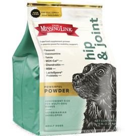 The Missing Link Hip & Joint + Probiotics Supplement 5lb Bag - Superfood Powder for Dog Cartilage & Bone Health, Joint Mobility & Flexibility