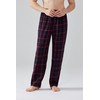 Jveyvth Mens Pajama Pants Flannel Cotton Plaid Sleep & Lounge