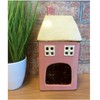 Village Pottery Pink Tall Tea Light Holder