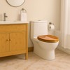 Toilet Seat, Solid Wood, Bamboo, High Gloss Finis, PIKLiDS (Elongated)