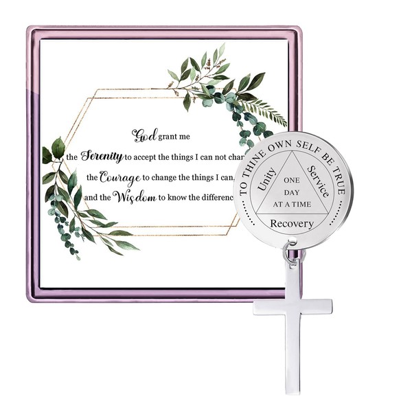 One Day at A Time Sobriety Gift for Men Women