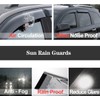 2pcs Original Shatterproof Rainproof Side Window Wind Deflectors for 2014-2019