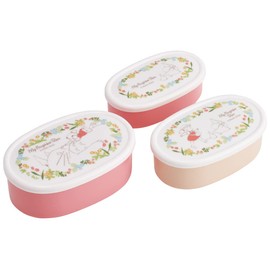 Skater SRS3SAG-A Bento Box, Sealed Containers, Storage Containers, Set of 3, With My Neighbor Totoro, Made in Japan, 30.1 fl oz (860 ml)