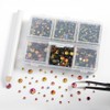 BEADSLAND Hotfix Rhinestones, 4000 PCS Rainbow Rhinestones for Clothes Crafts