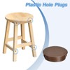 sourcing map 12Pcs 35mm(1-3/8") Nylon Hole Plugs, Flush Type Panel