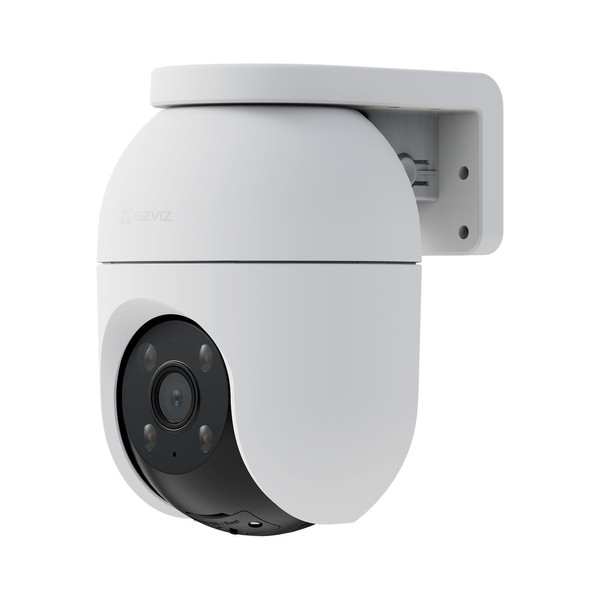 EZVIZ 2.5K Security Camera Outdoor, Starlight Colour Night Vision, Human/Vehicle Detection, Auto-Tracking, PTZ 360°, Home CCTV System, WiFi Camera, Work With Alexa/Google, Cloud/SD Card (C8c 4MP)
