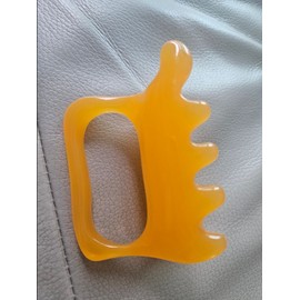 Partner company Lee Se-hee Gua Sha Massager Beeswax Acupressure Handle / Orange / 2 pieces / 이세희 괄사 마사지기 밀랍 지압 손잡이 / 오렌지 / 2개