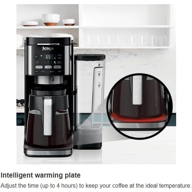 Ninja CFP105 DualBrew Hot & Iced Coffee Maker Black (Renewed)