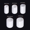 sourcing map Round End Caps Rubber Cover 48pcs 7mm 10mm