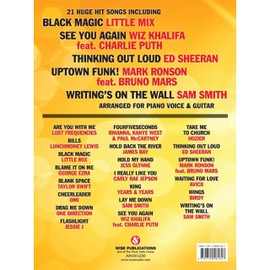 Hits Of The Year 2015 (PVG): 21 Huge Hit Songs Arranged for Piano, Voice & Guitar