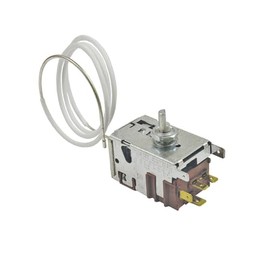 easyPART Compatible / Replacement for Electrolux 242502123/1 Thermostat Cooling Thermostat Fridge AEG 2425021231 Danfoss 077B5219 700 mm Capillary Tube 3 x 4.8 mm / 1 x 6.3 mm AMP Suitable for