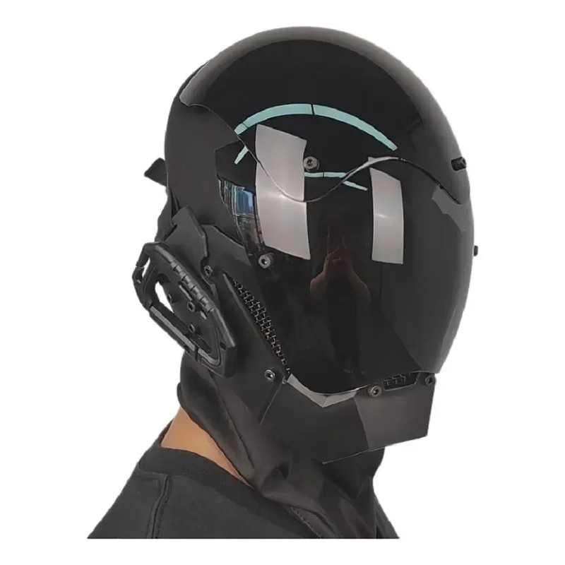 Máscara Mecánica De Halloween Cyberpunk Mask Cs