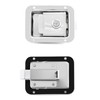 QWORK Travel Trailer Lock, 2 Pack, Stainless Steel Flush Mount