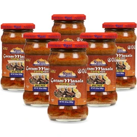 Rani Garam Masala Curry Spice Paste 10.5oz (300g) Glass Jar, Pack of 5+1 FREE ~ No Colors | NON-GMO | Kosher | Vegan | Gluten Free | Indian Origin