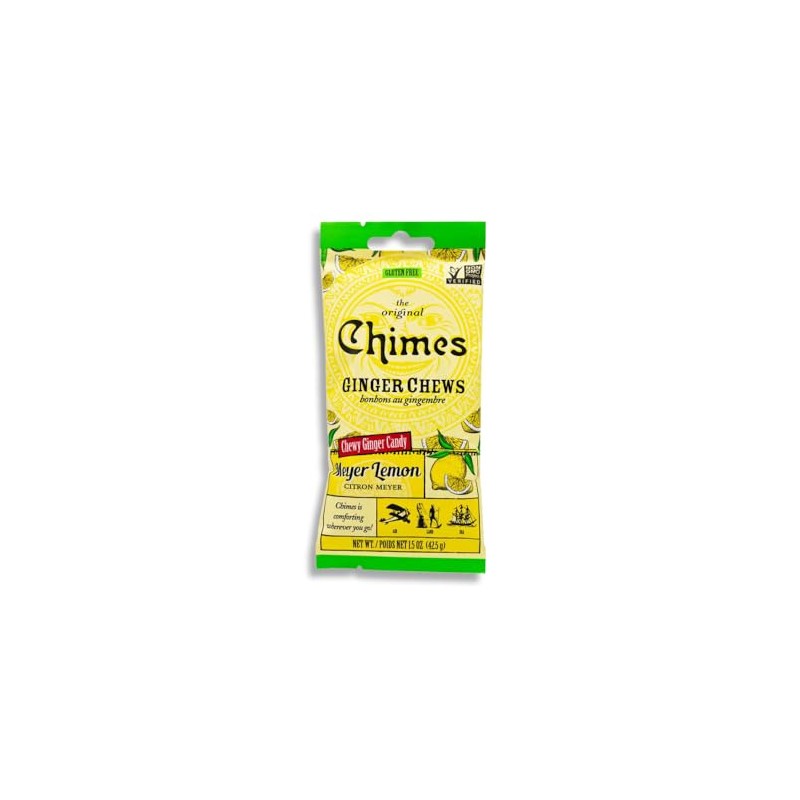 Seasonal Original Chimes Ginger Chews Meyer Lemon Chewy Candy, 1.5