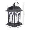 Outdoor Hanging Solar Lantern LED Candle Flame Light for Garden