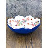 Portuguese Pottery Alcobaça Ceramic Salad Serving Bowl Floral