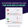 Back Support Systems Acid Reflux Wedge Pillow for Sleeping or