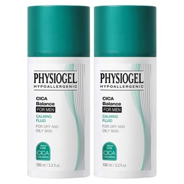 Physiogel Cica Balance For Men Calming Fluid All-in-One, 100ml, 2 pcs / 피지오겔 시카밸런스 포맨 카밍 플루이드 올인원, 100ml, 2개