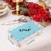 Ebrima Acrylic Napkin Holder, 9.5 Inch Napkin Holders with Base,